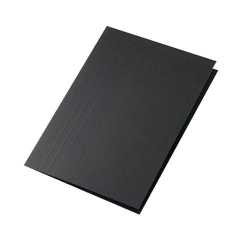 Cartonnage photo Chemise reportage noire Fusain argent 20x30