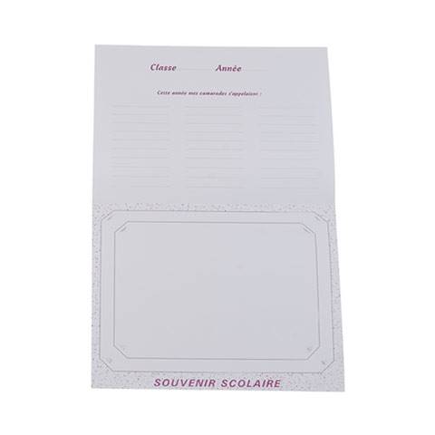 Cartonnage scolaire Chemise Groupe Décalée Lilas 15x21/18x24