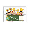 Pochette cartonnée scolaire pour format photo 20x30 - LES 5 SENS