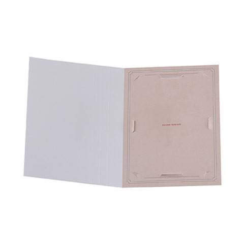 Cartonnage photo Chemise reportage blanc Pastel 13x18/13x19