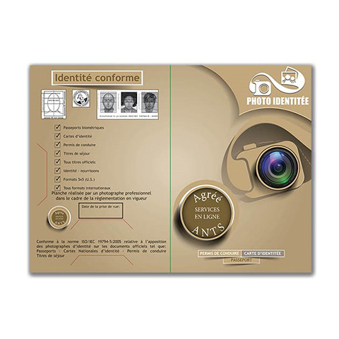 Chemise pour photos identités tous formats "nouvelles normes