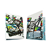 Cartonnage scolaire Diptyque pour portrait 13x18 - High Tech