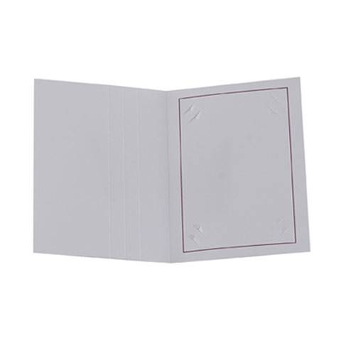 Cartonnage photo Chemise reportage Zoom cadre prune 9x13/10x15