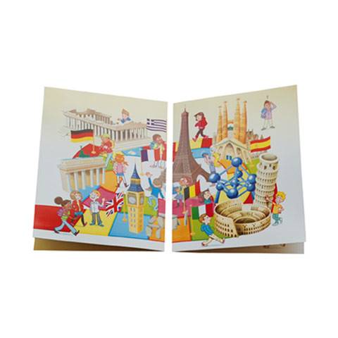 Cartonnage scolaire Diptyque pour portrait 18x24 - Europe