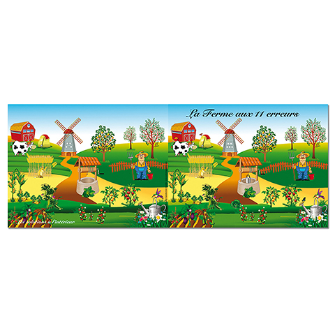 Cartonnage scolaire Chemise pour groupe 13x18/15x21/18x24 - Farmer