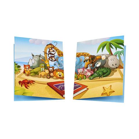 Cartonnage scolaire Diptyque pour portrait 13x18 – Zanimos