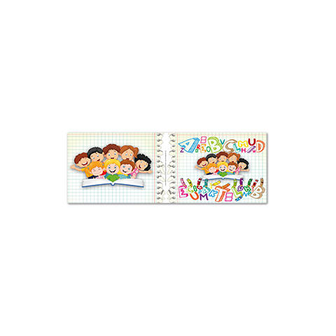 Cartonnage scolaire Chemise pour groupe 13x18/15x21/18x24 - ABCD