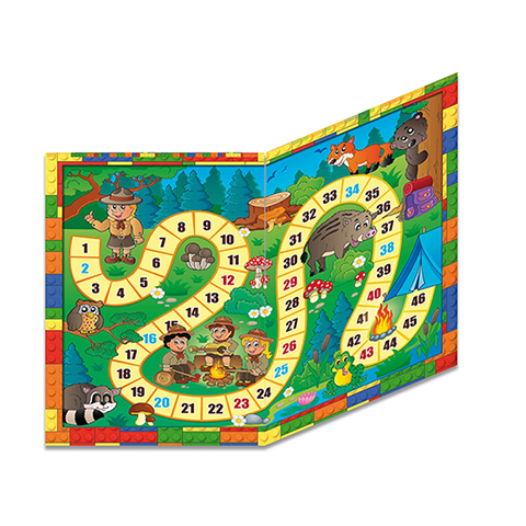 Cartonnage scolaire Diptyque pour portrait 18x24 - Jeux 