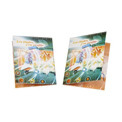 Cartonnage scolaire Diptyque pour portrait 13x18 - Branché