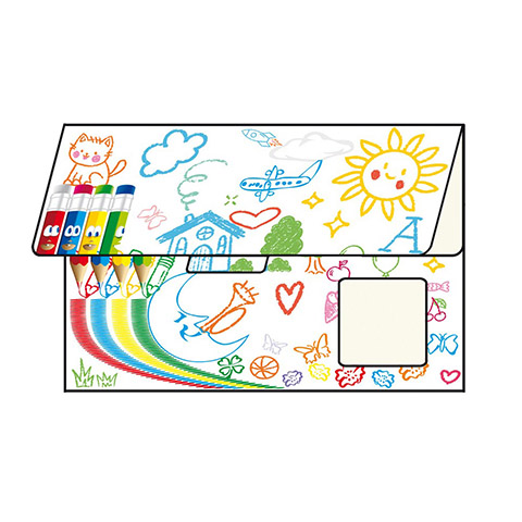 Pochette cartonnée scolaire pour format photo 20x30 - DESSIN