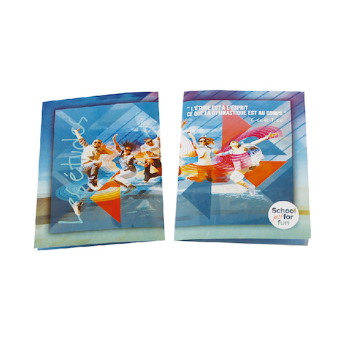 Cartonnage scolaire Diptyque pour portrait 18x24 - Fun