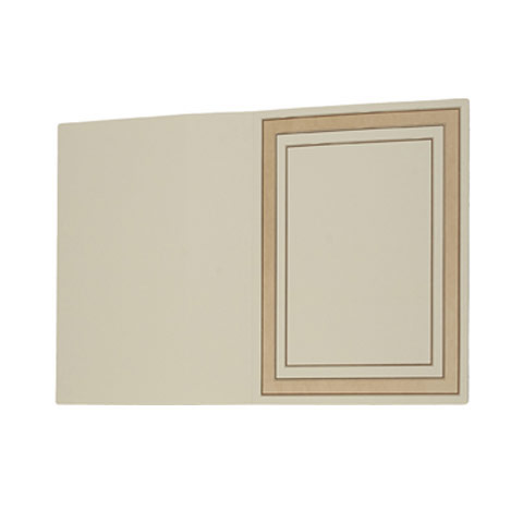 Cartonnage photo Chemise portrait multiformat natural 21x27