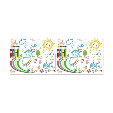 Cartonnage scolaire Chemise photo 18x24/18x27/20x30 DESSIN + rabat Collé